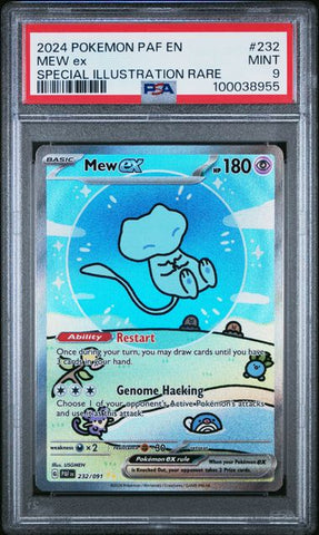 Mew ex #232 PSA 9 [Paldean Fates]