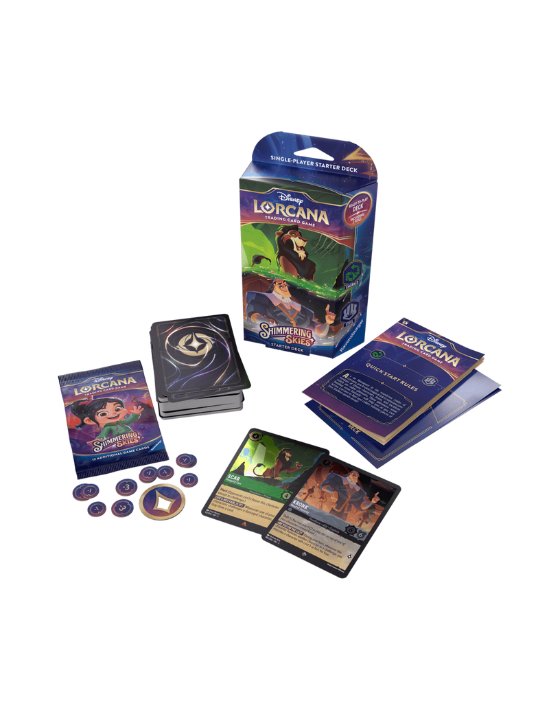 Disney Lorcana: Chapter 5 Shimmering Skies - Scar & Kronk Starter Deck