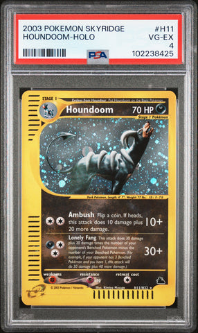 Houndoom Holo #H11 PSA 4 [Skyridge 2003]