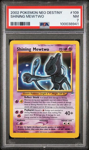 Shining Mewtwo #109 PSA 7 [Neo Destiny]