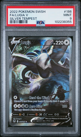 Lugia V [Silver Tempest] #186 PSA 9 [Silver Tempest 2022]