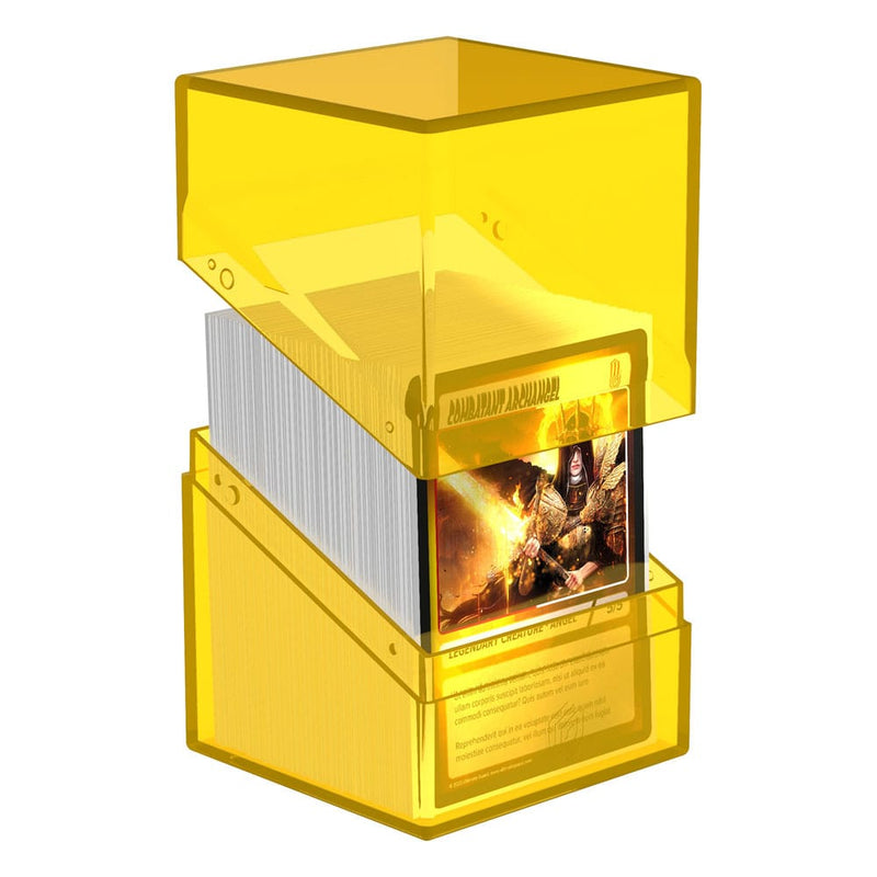 Ultimate Guard: Boulder Deck Case 100+ Clear Amber