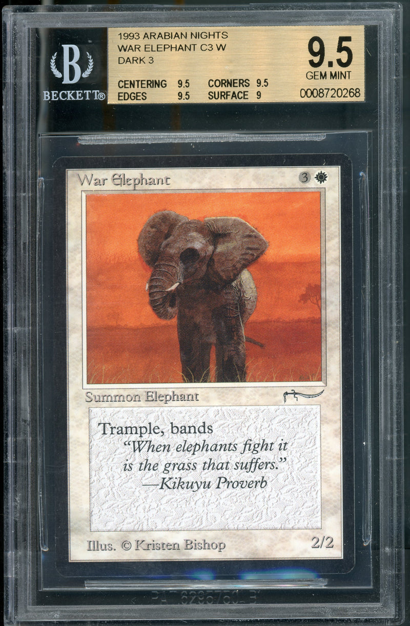 War Elephant (Dark) BGS 9.5B [Arabian Nights]