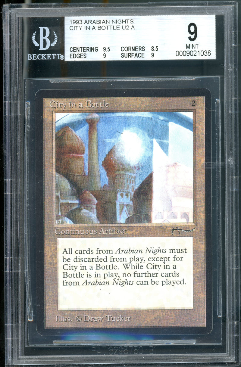 City In A Bottle BGS 9B+ [Arabian Nights]