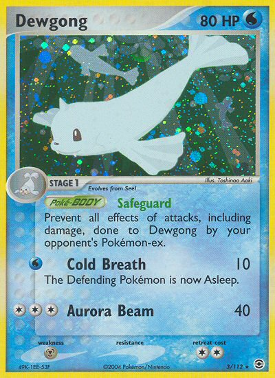 Dewgong (3/112) [EX: FireRed & LeafGreen]