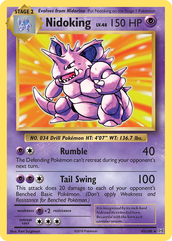 Nidoking (45/108) [XY: Evolutions]