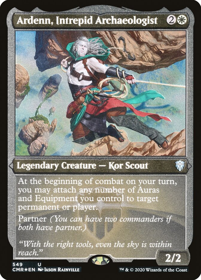 Ardenn, Intrepid Archaeologist (Foil Etched) [Commander Legends]