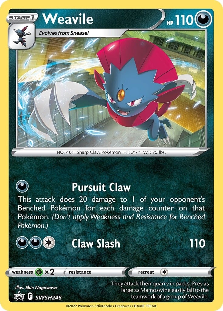 Weavile (SWSH246) [Sword & Shield: Black Star Promos]