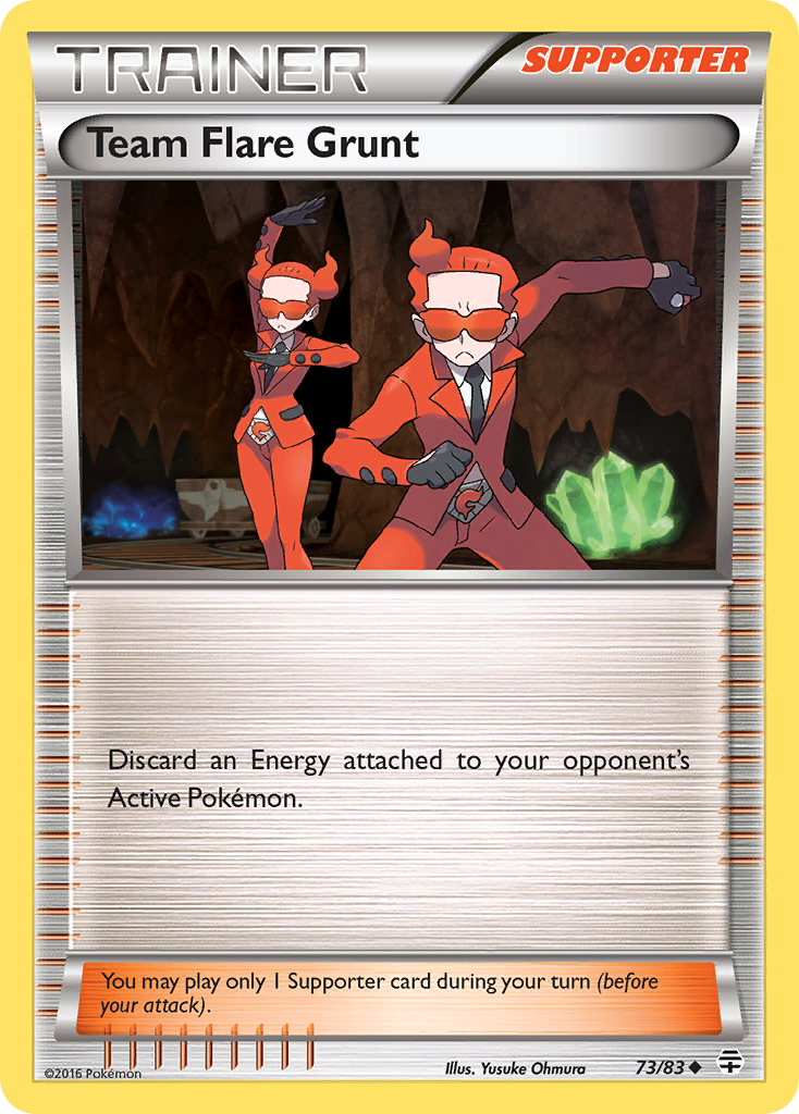 Team Flare Grunt (73/83) [XY: Generations]