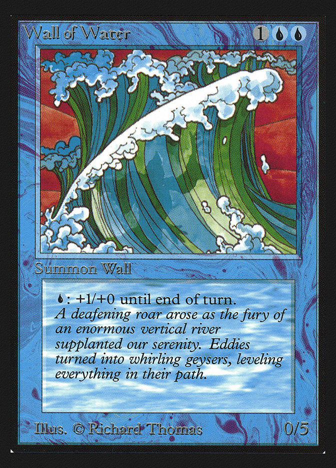 Wall of Water (IE) [Intl. Collectors’ Edition]