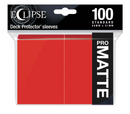 Ultra PRO Eclipse Matte Standard Sleeves - Apple Red (100)