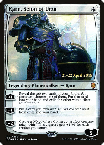 Karn, Scion of Urza [Dominaria Promos]