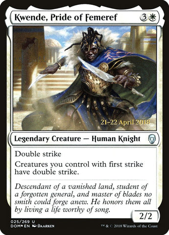 Kwende, Pride of Femeref [Dominaria Promos]