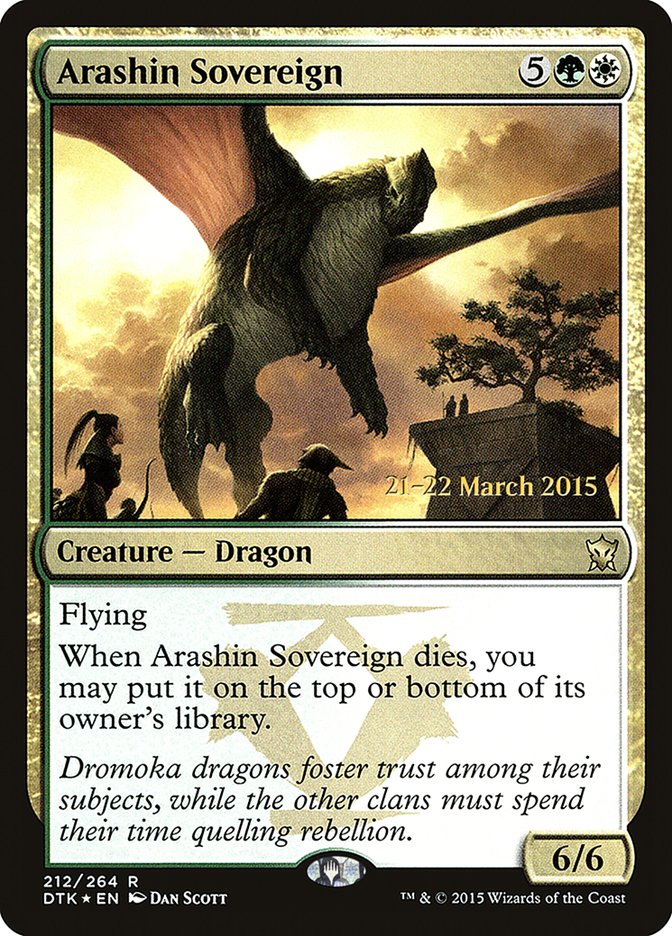 Arashin Sovereign [Dragons of Tarkir Promos]