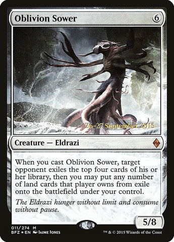 Oblivion Sower (Prerelease Promo) [Battle for Zendikar Prerelease Promos]