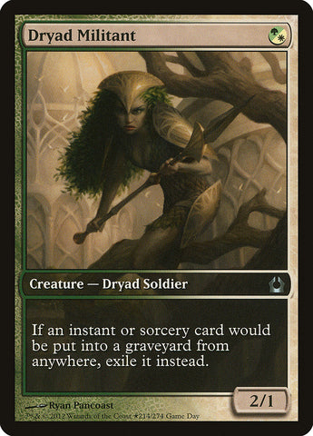 Dryad Militant [Return to Ravnica Promos]