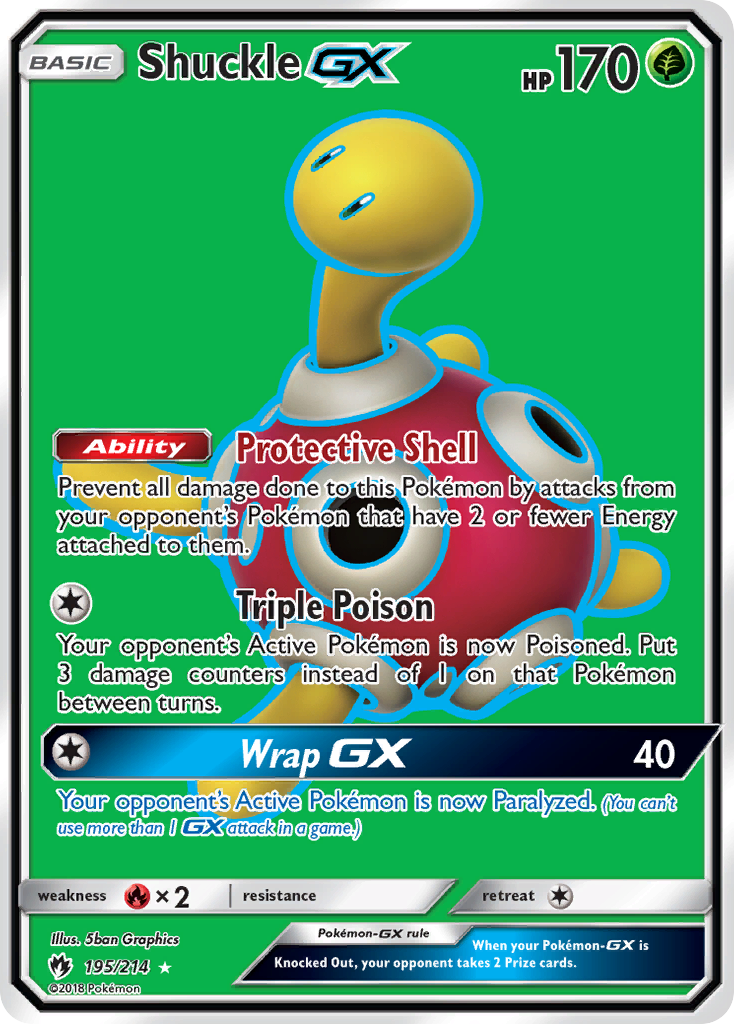 Shuckle GX (195/214) [Sun & Moon: Lost Thunder]