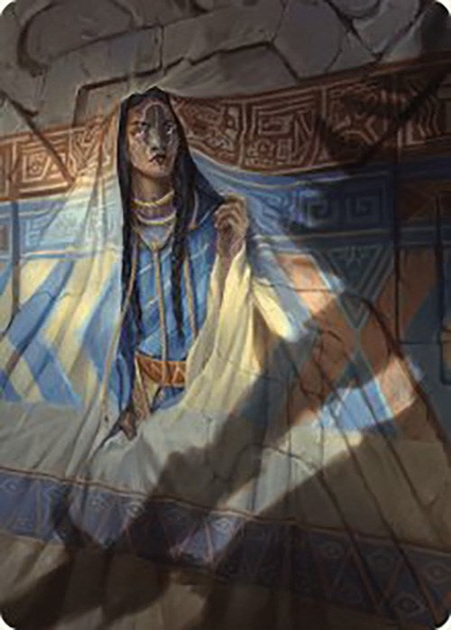 Whispersilk Cloak Art Card [The Lost Caverns of Ixalan Art Series]