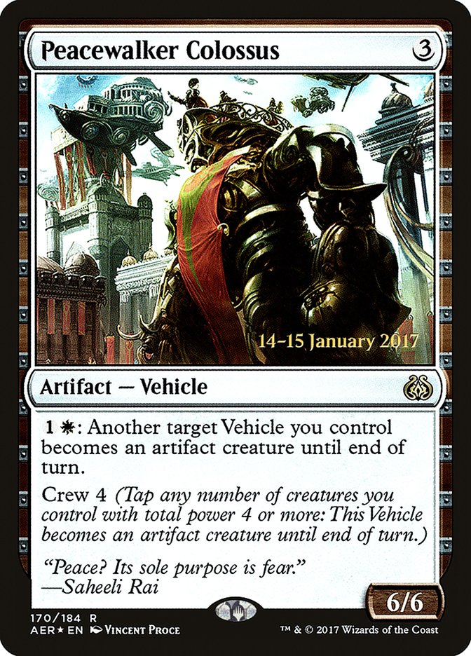 Peacewalker Colossus (Prerelease Promo) [Aether Revolt Prerelease Promos]