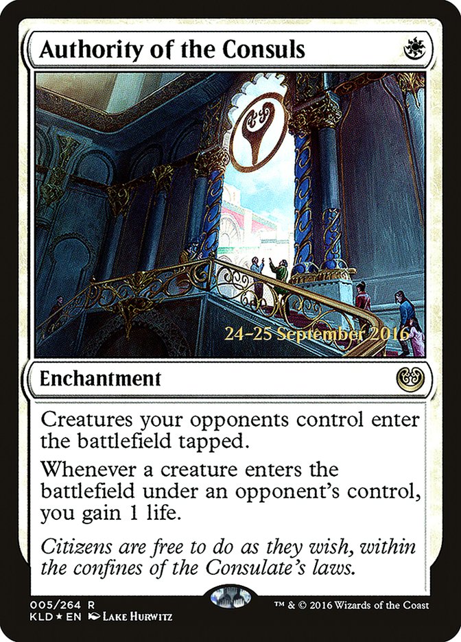 Authority of the Consuls  [Kaladesh Prerelease Promos]