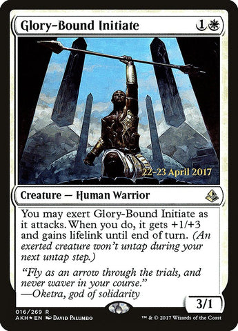 Glory-Bound Initiate (Prerelease Promo) [Amonkhet Prerelease Promos]