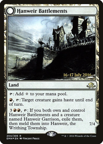 Hanweir Battlements [Eldritch Moon Promos]