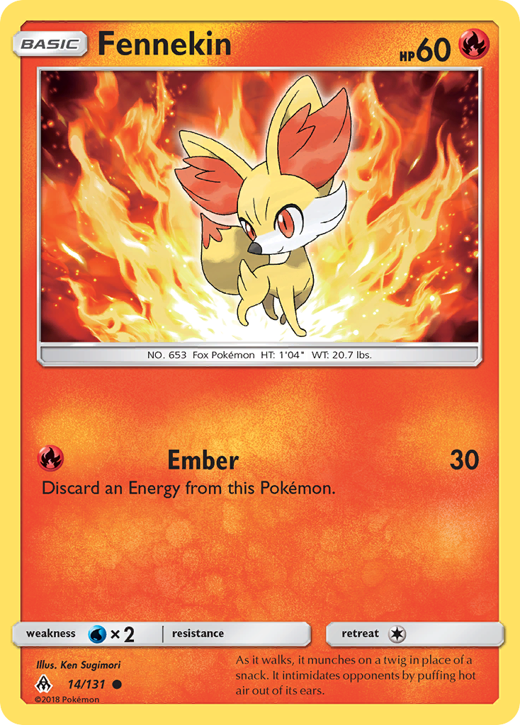 Fennekin (14/131) [Sun & Moon: Forbidden Light]