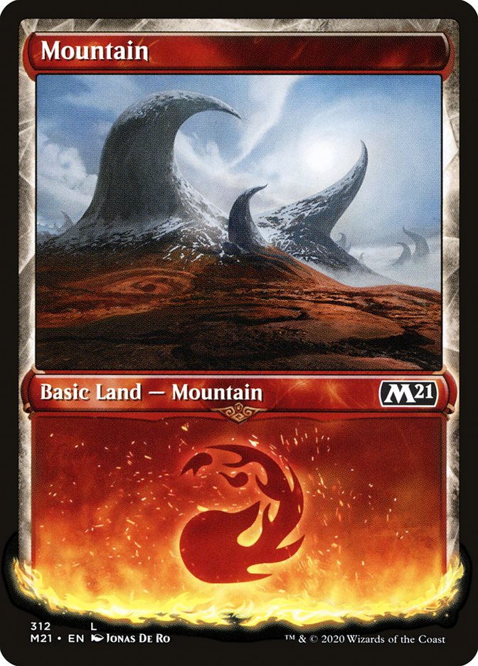 Mountain (Showcase) [Core Set 2021]