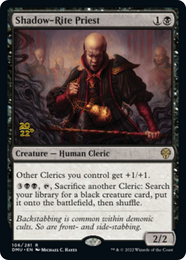 Shadow-Rite Priest [Dominaria United Prerelease Promos]