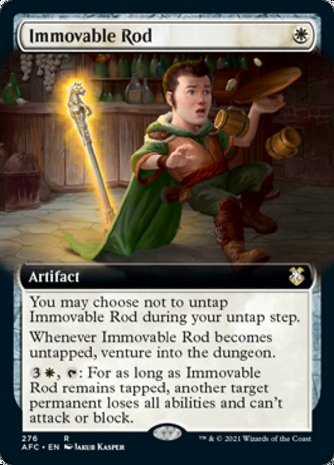 Immovable Rod (Extended) [Dungeons & Dragons: Adventures in the Forgotten Realms Commander]