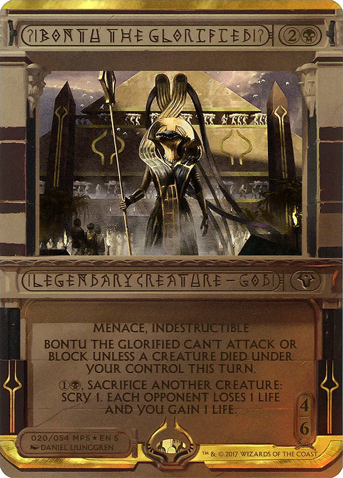 Bontu the Glorified [Amonkhet Invocations]