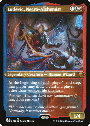 Ludevic, Necro-Alchemist (Foil Etched) [Commander Legends]
