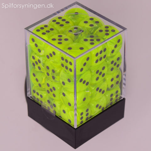 Vortex™ – 12mm d6 Bright Green w/black Dice Block™