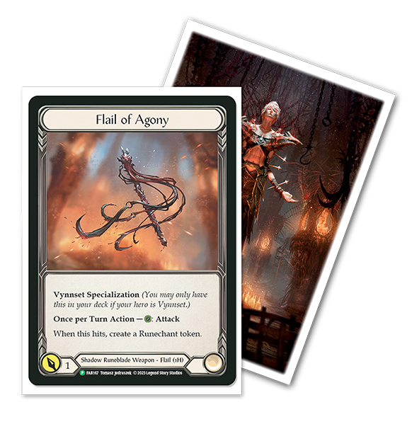 Dragon Shield: Matte Art Sleeves (100) - Flesh and Blood Vynnset