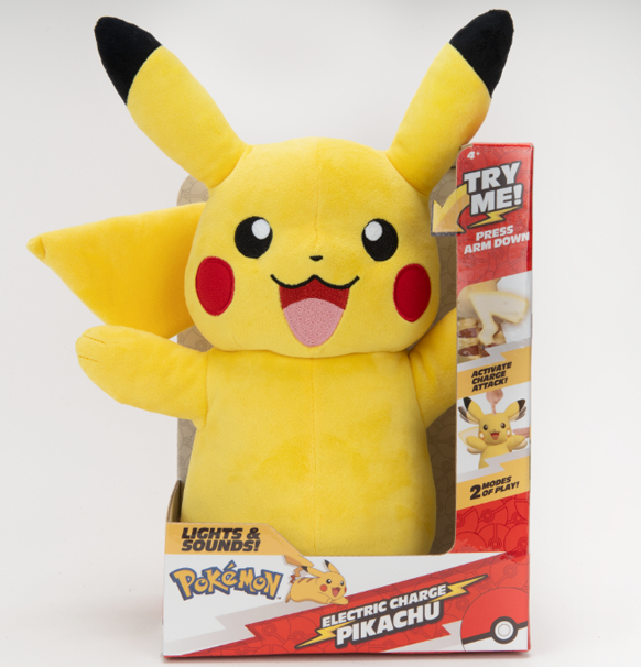 Pokémon: Electric Charge Pikachu - Plushie