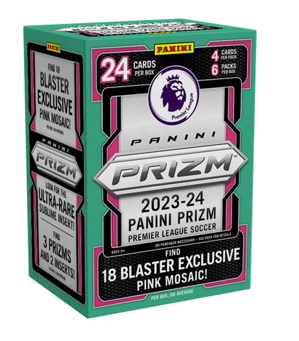 Panini Prizm Premier League 2023/24 - Blaster Box (Pink Mosaic)