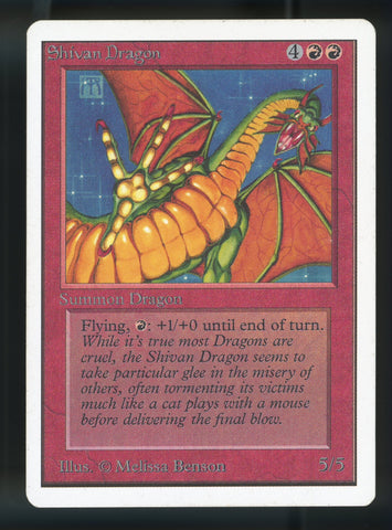 Shivan Dragon #3 [Unlimited Edition]