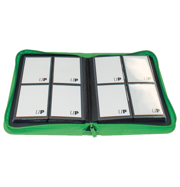 Ultra Pro: Vivid 4-Pocket Zippered Pro Binder - Green