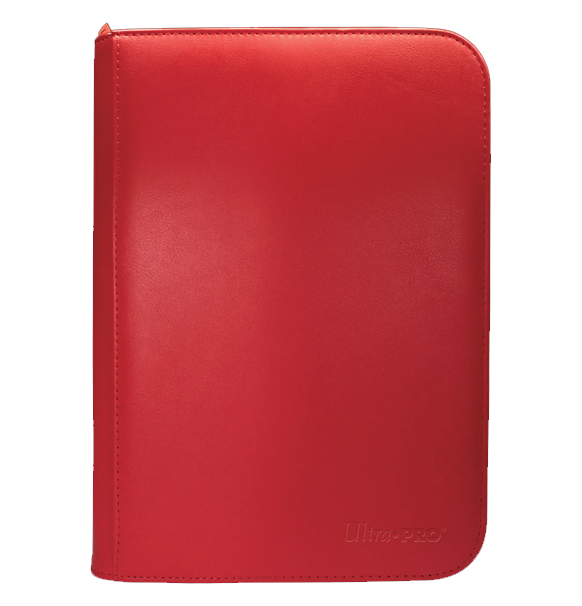 Ultra Pro: Vivid 4-Pocket Zippered Pro Binder - Red