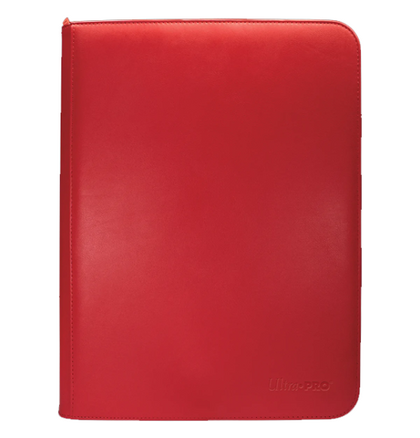 Ultra PRO Vivid 9-Pocket Zippered PRO-Binder - Red