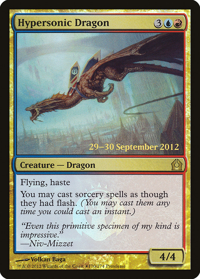 Hypersonic Dragon [Return to Ravnica Promos]