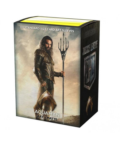 Dragon Shield Matte Art Sleeves (100) - Justice League Aquaman