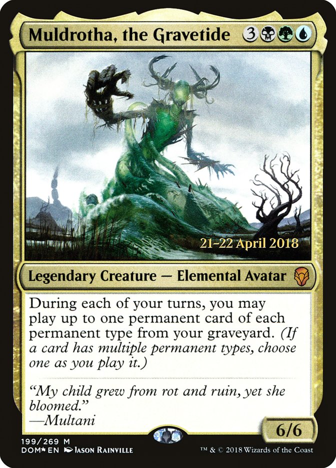 Muldrotha, the Gravetide [Dominaria Promos]