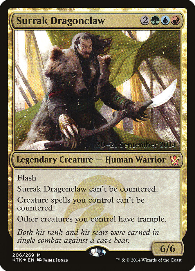 Surrak Dragonclaw [Khans of Tarkir Promos]