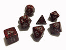 Speckled – Polyhedral Silver Volcano™ 7-Die Set indhold