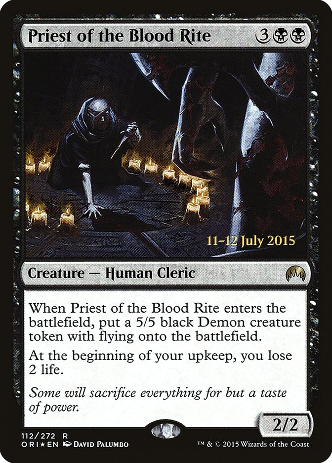 Priest of the Blood Rite [Magic Origins Promos]