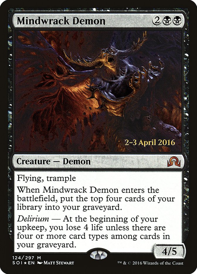 Mindwrack Demon [Shadows over Innistrad Promos]