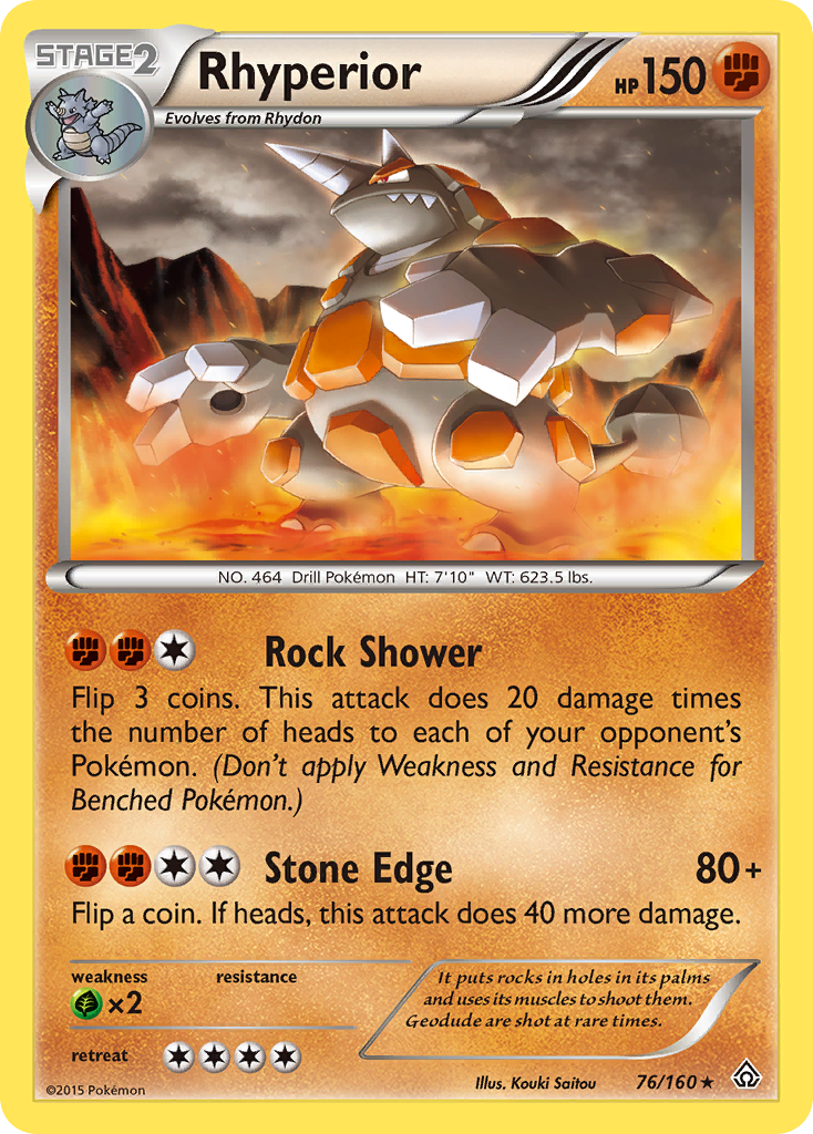 Rhyperior (76/160) [XY: Primal Clash]