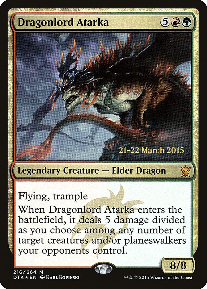 Dragonlord Atarka [Dragons of Tarkir Promos]