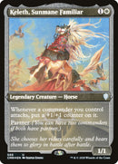 Keleth, Sunmane Familiar (Foil Etched) [Commander Legends]